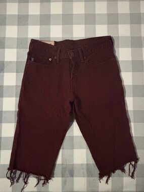 Abercrombie & Fitch Burgundy Shorts